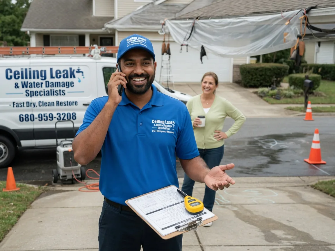 Ceiling Leak Cleanup Mauldin, SC FAQs